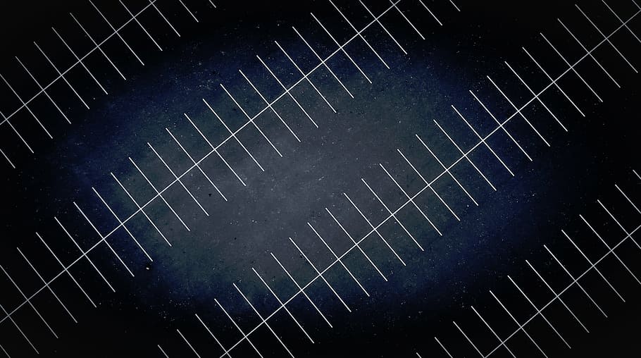 black and white textile, gray, straight, lines, road, parking lot HD wallpaper