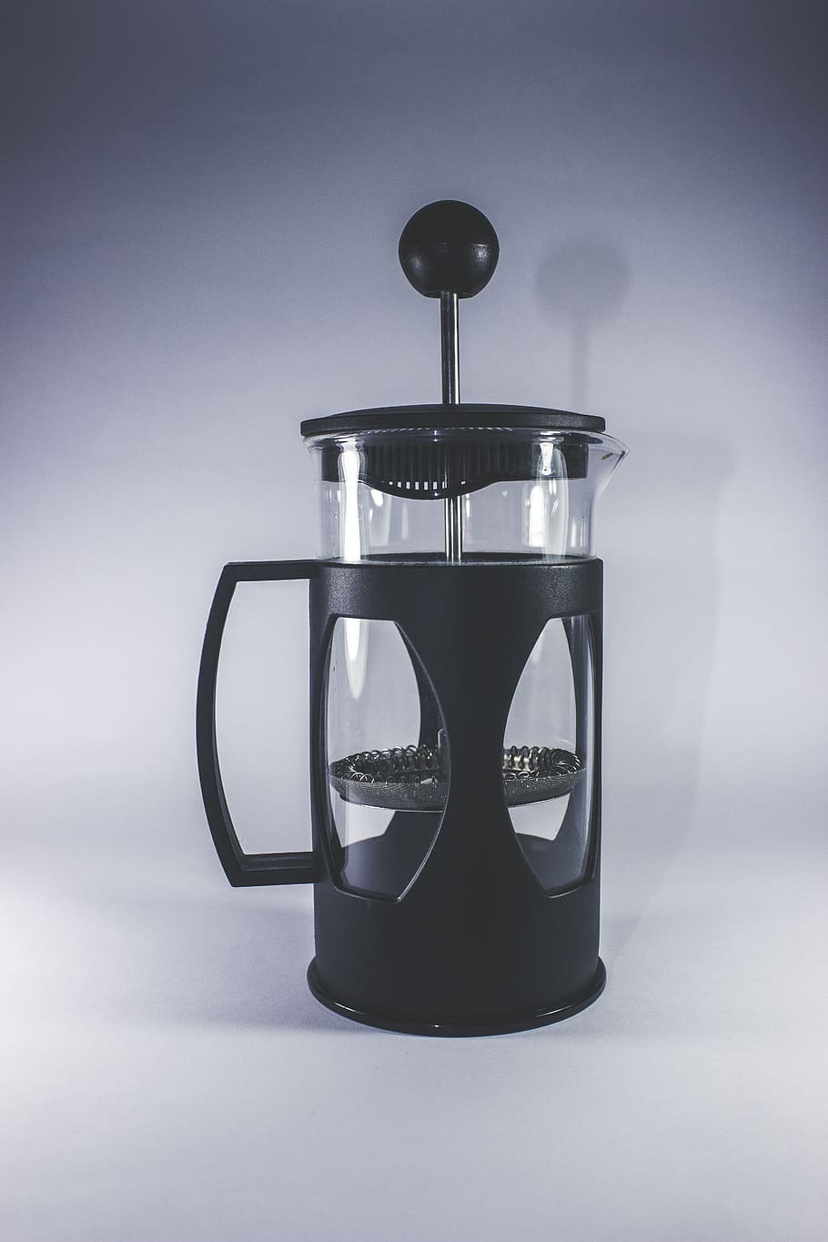 french press, coffee, tools, equipment, caffeine, creative HD wallpaper