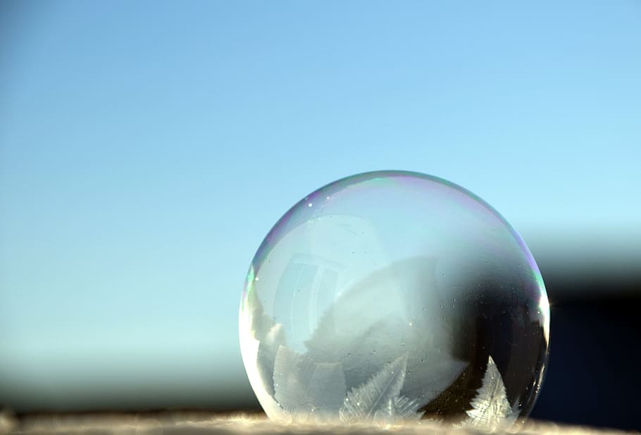 Soap Bubble, Iridescent, colorful, water, pattern, balls, reflection HD wallpaper