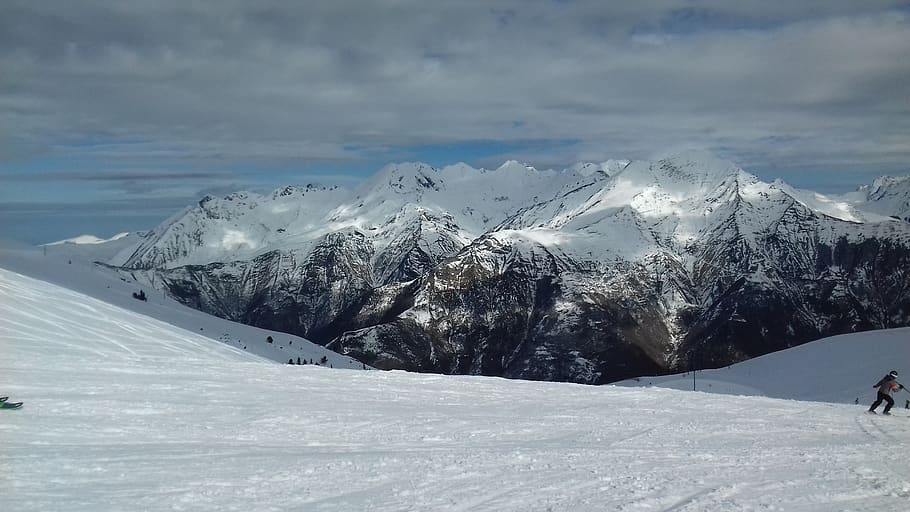 snow, winter, mountain, cold, cold temperature, scenics - nature HD wallpaper