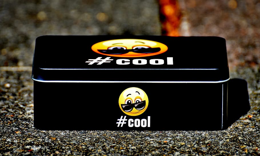Smiley, Cool, Box, Storage, Decorative, vessel, practical, container HD wallpaper