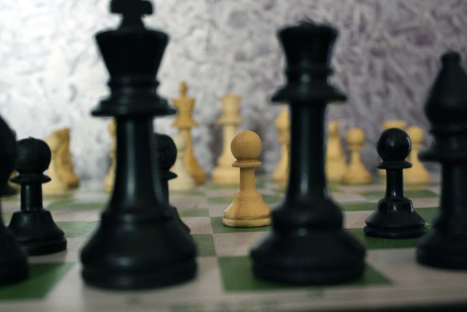 chess, game, strategy, board, piece, play, black, chessboard HD wallpaper