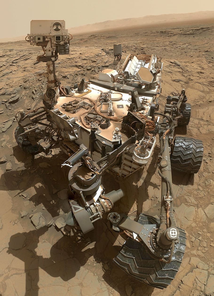 mars rover, curiosity, vehicle, cosmos, space travel, robot, martian surface, HD wallpaper