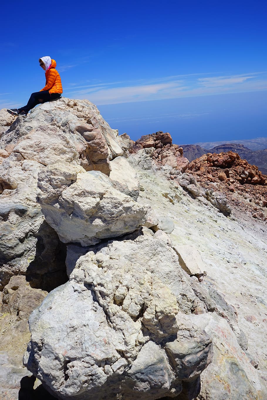 Teide, Summit, Rest, Break, teide summit, pico del teide, volcanic crater HD wallpaper