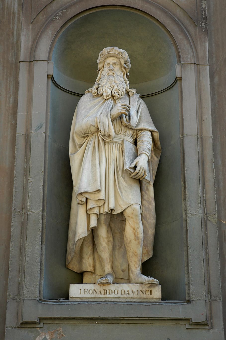 Leonardo Da Vinci, Inventor, intelligence, art and craft, sculpture, HD wallpaper