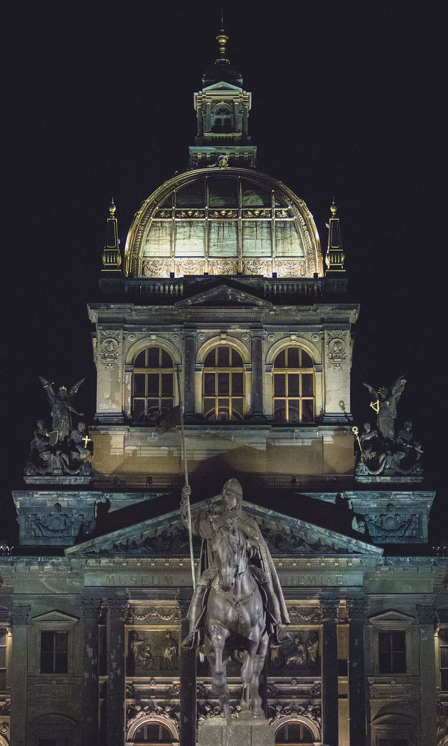 prague, night, architecture, building, czech republic, places of interest HD wallpaper
