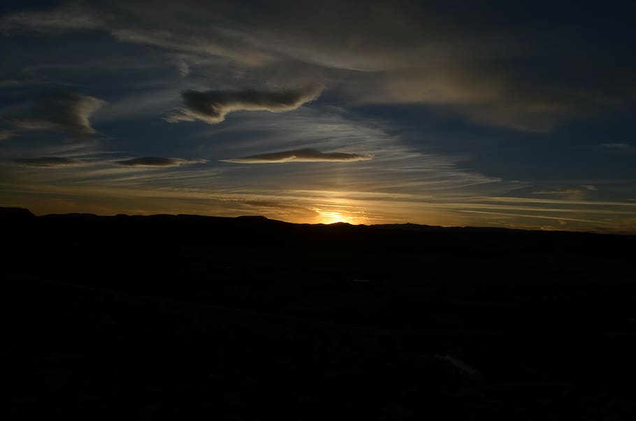 sunset, desert, casablanca, durango, mexico, sky, cloud - sky HD wallpaper