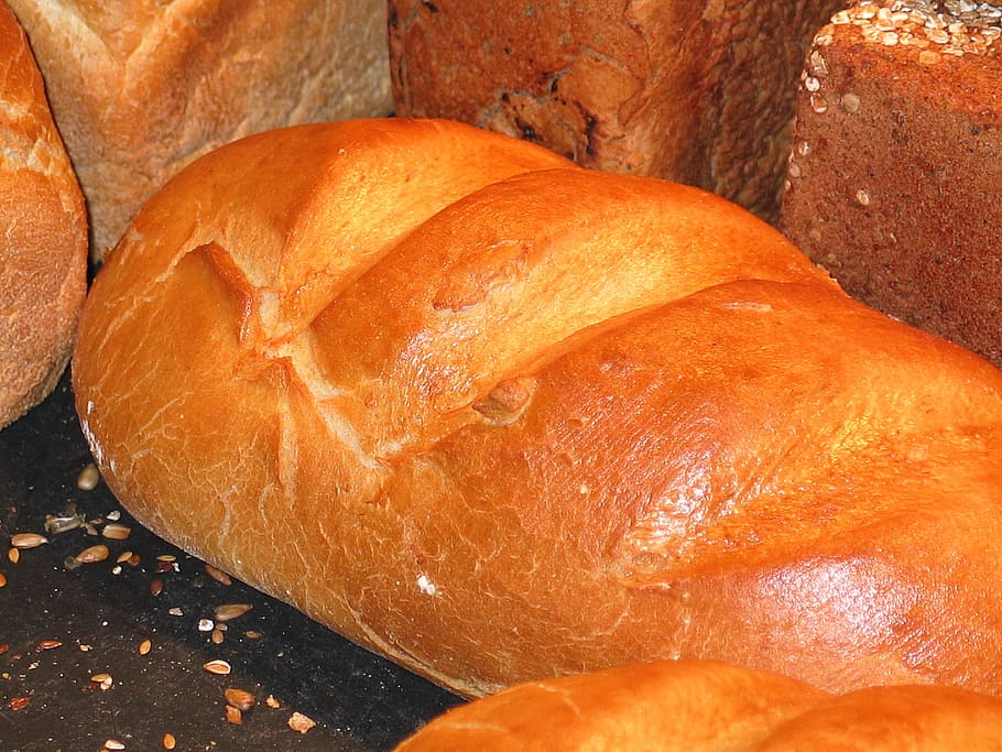 wheat bread, food, crust, bread crust, staple food, breakfast HD wallpaper