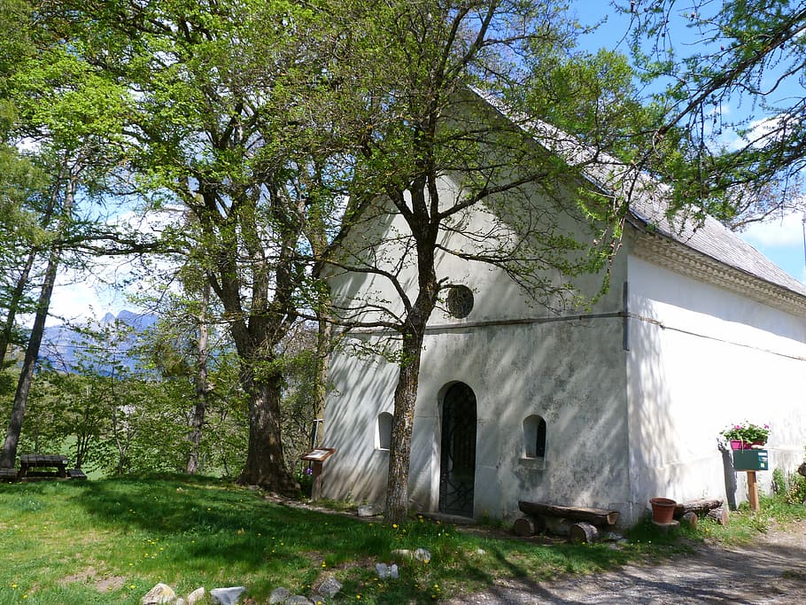 Building, Religious, Hermitage, former, chapel, small, isolated HD wallpaper