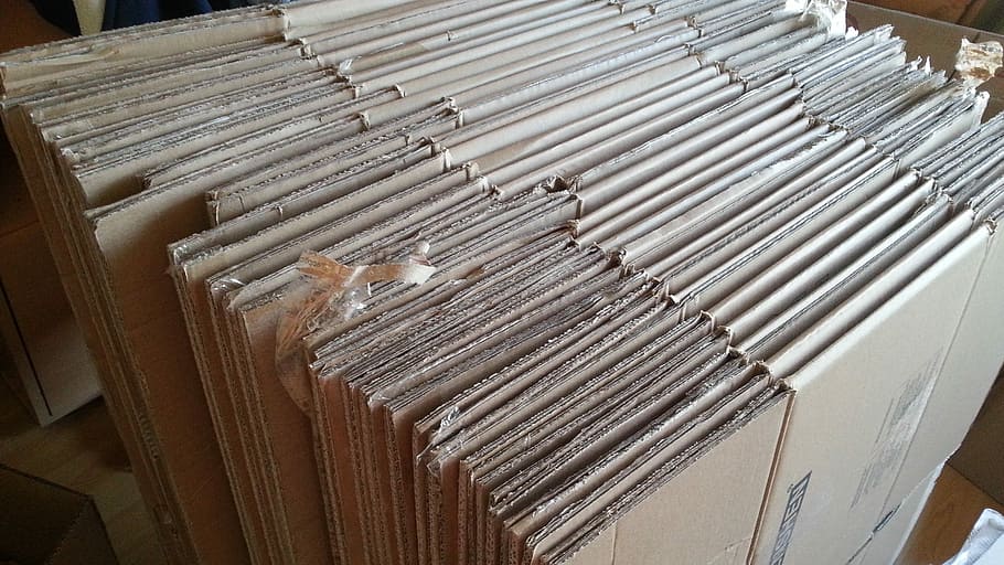 cardboard box lot, Boxes, Pack, moving boxes, move, stow, in a row HD wallpaper