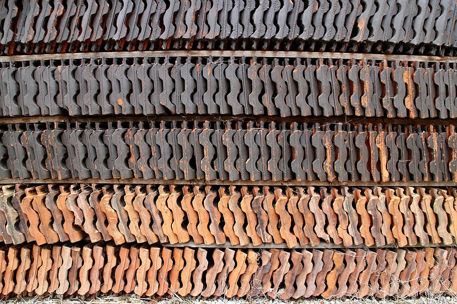 tile, roof, brick, stone, roofing, home, build, bricks, storage HD wallpaper