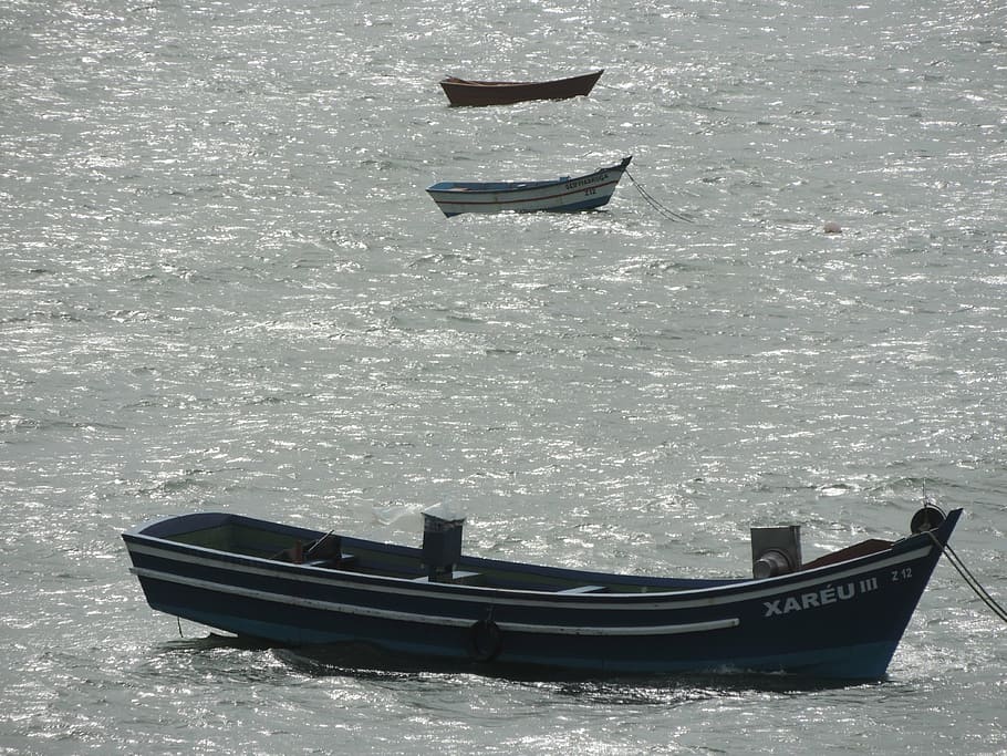 garopaba, santa catarina, brazil, nautical Vessel, sea, transportation, HD wallpaper