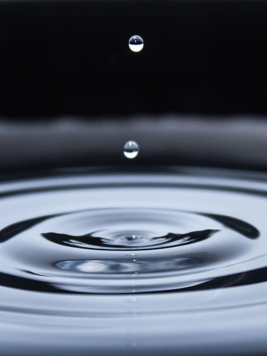 Water, Clean, Drop, no people, motion, rippled, focus on foreground HD wallpaper