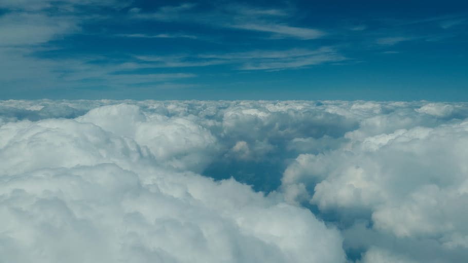 atmosphere, cloudiness, clouds, daylight, heaven, landscape HD wallpaper