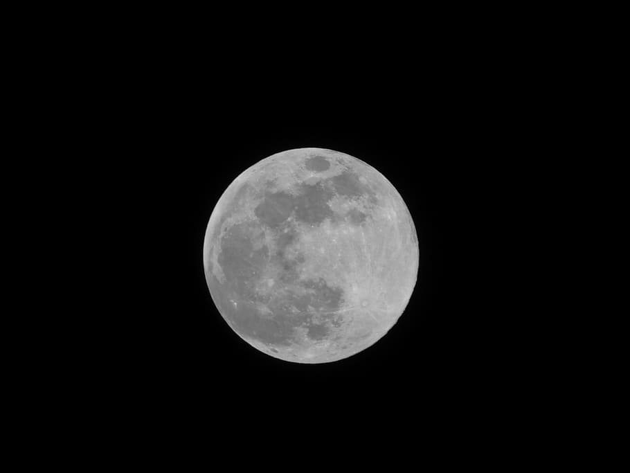 moon, night, full, space, astronomy, geometric shape, sky, circle HD wallpaper