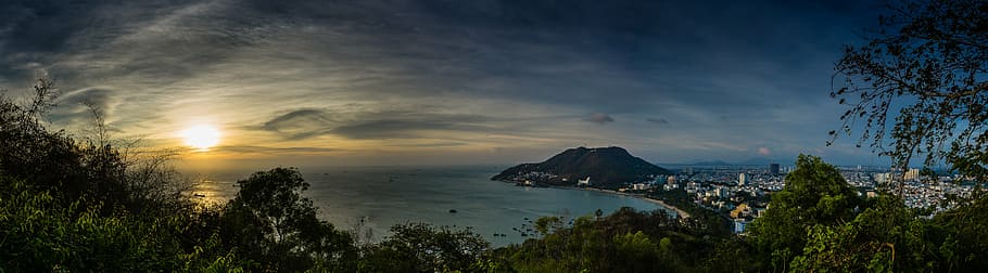bay, beach, dawn, daylight, evening, idyllic, island, landscape HD wallpaper