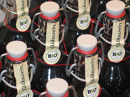 Bio glass bottles, Mulled Wine, Wine, Bottle, Closure, Drink HD wallpaper