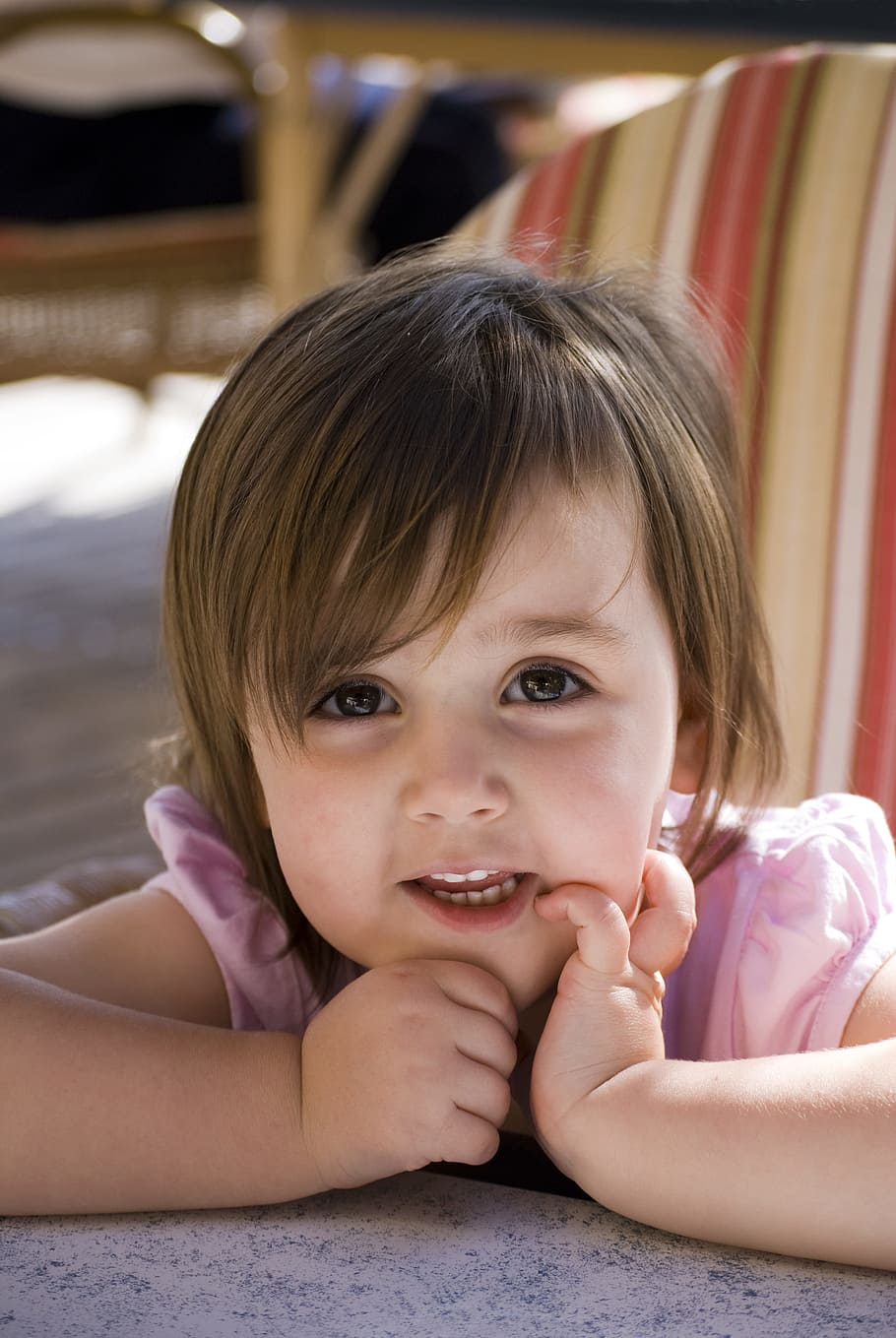 Child, Cute, Pose, Beautiful, Holiday, majorca, childhood, children only HD wallpaper