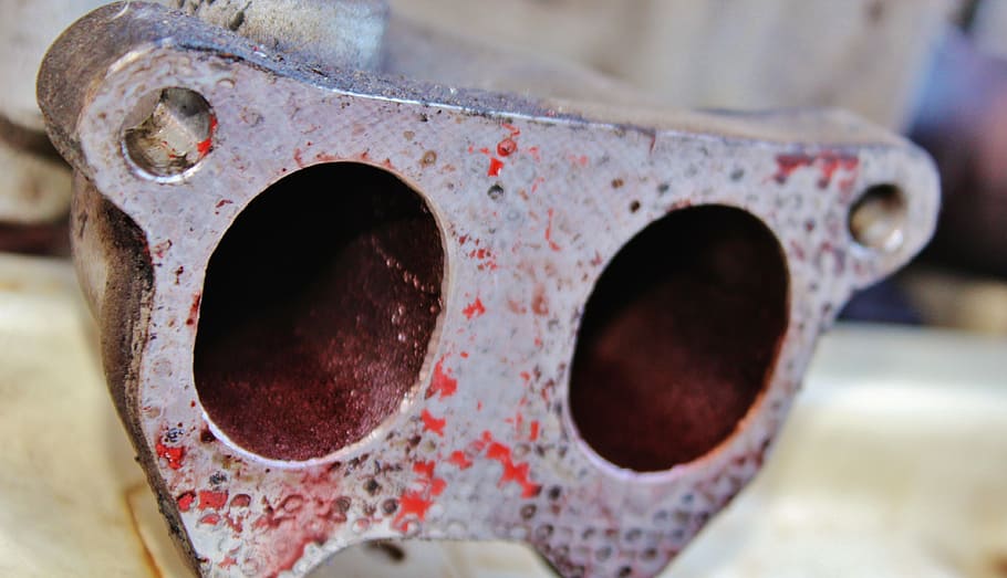 intake manifold, mechanics, auto, workshop, hole, focus on foreground HD wallpaper