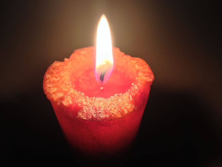 Candle, Flame, Flicker, Candlelight, glowing, burning, decoration HD wallpaper