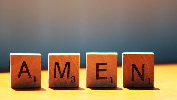four scrabble pieces, amen, message, notice, letters, text HD wallpaper