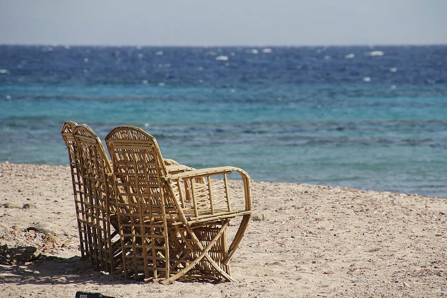 Seaside sand wicker online rocker