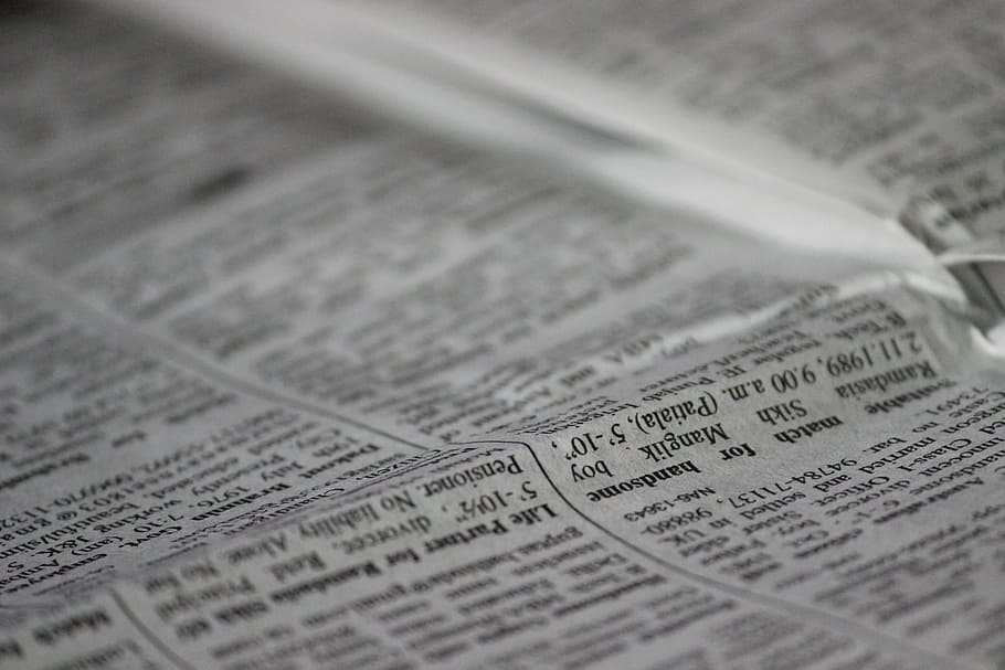 shallow focus of newspaper, Matrimonial, News Paper, Paper, Marriage, HD wallpaper