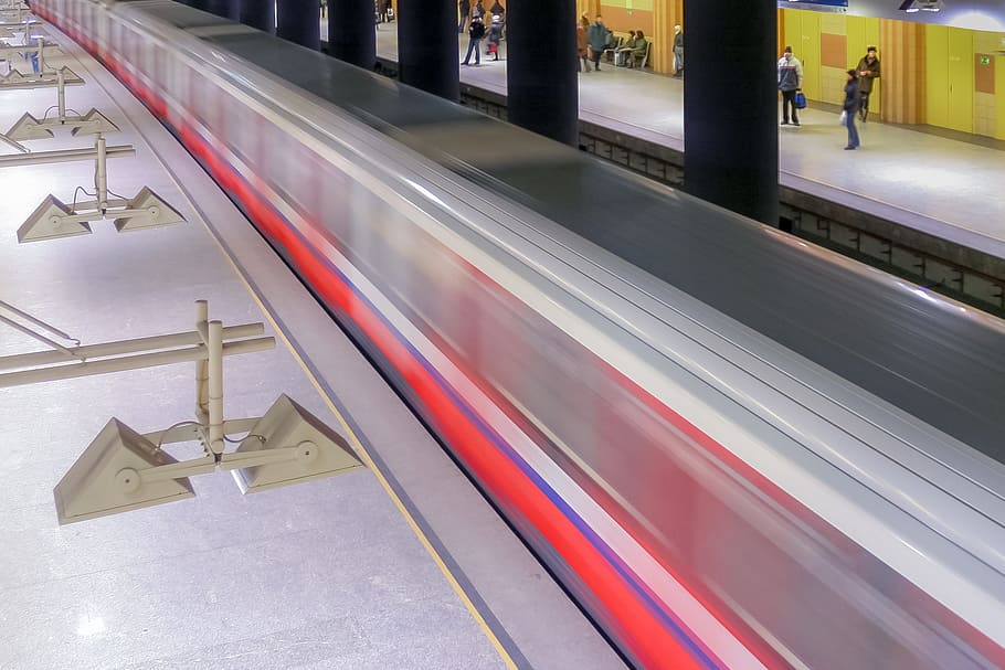 metro, subway, speed, underground, warsaw, transport, poland HD wallpaper