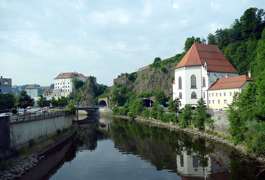 passau, bavaria, old town, danube, niederbayern, historically