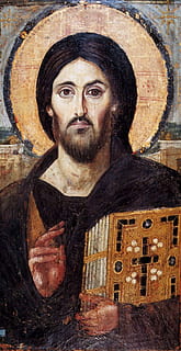 icon, jesus, byzantine, one person, real people, adult, portrait HD wallpaper