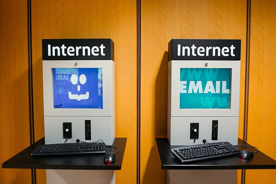Oldschool Internet kiosk, concepts And Ideas, objects, other HD wallpaper