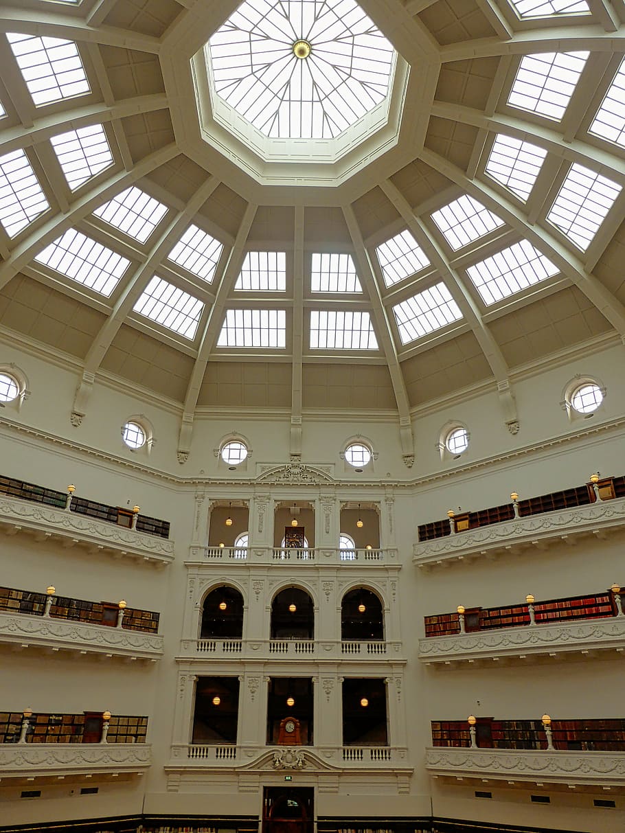 architecture, dome, library, basilica, building, culture, ceiling HD wallpaper