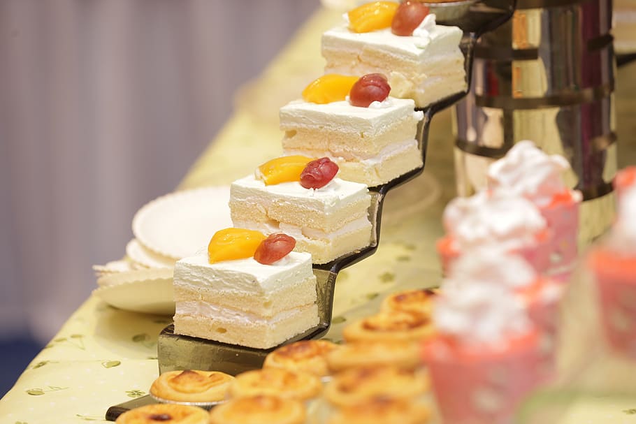 cakes, pastries, dessert, food and drink, sweet food, freshness HD wallpaper