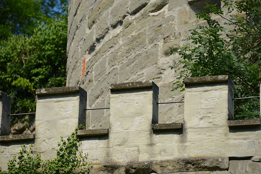 castle, castle wall, tower, castle tower, middle ages, battlements HD wallpaper