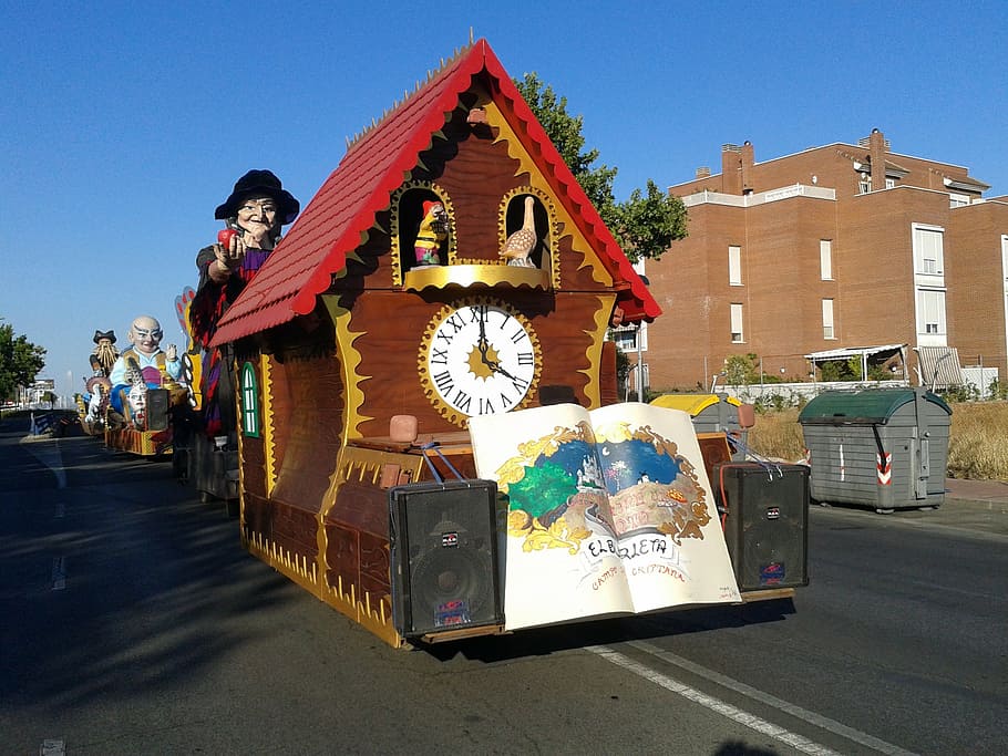 floats, parade, ride, party, architecture, built structure HD wallpaper