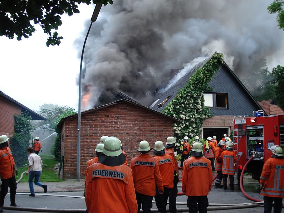 Fire, Fire, Fire Fighting, Brand, Delete, flame, people, uniform HD wallpaper