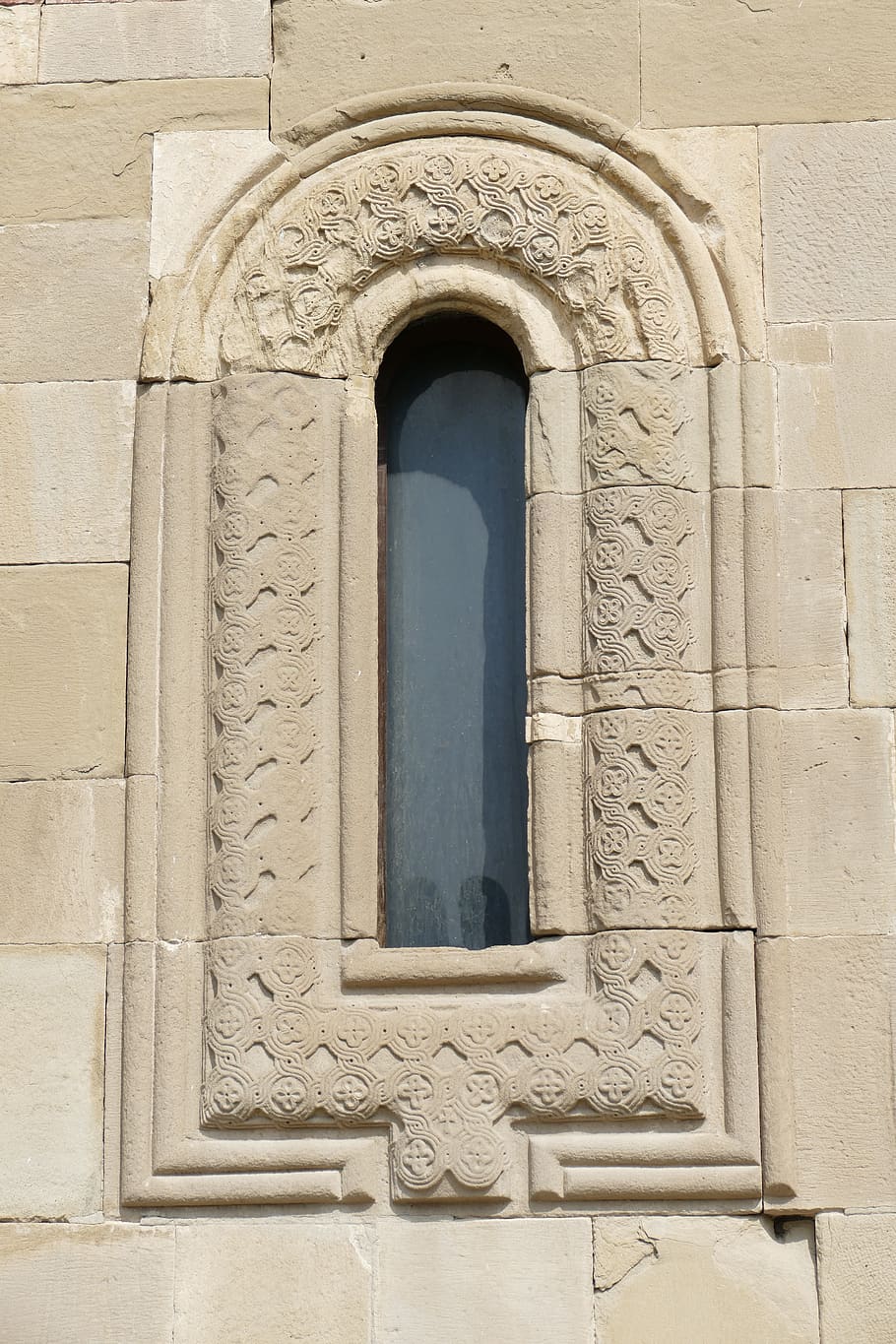 georgia, mtskheta, church, cathedral, window, wall, historically HD wallpaper