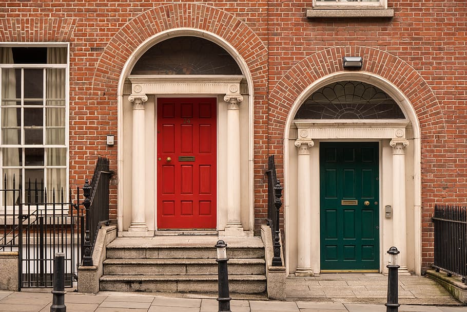door, input, ireland, dublin, house entrance, come in, front door HD wallpaper