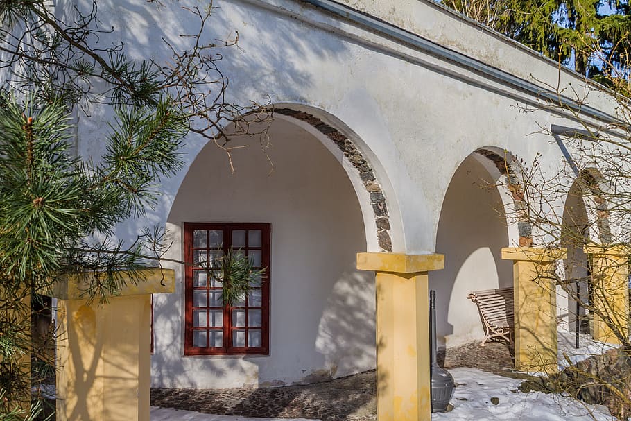 architecture, house, building, old, door, window, facade, attraction HD wallpaper