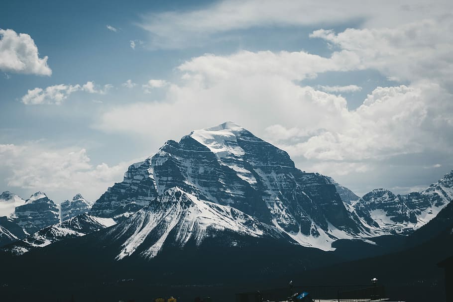 photo of mountain filled with white snow, mountain covered with snow HD wallpaper