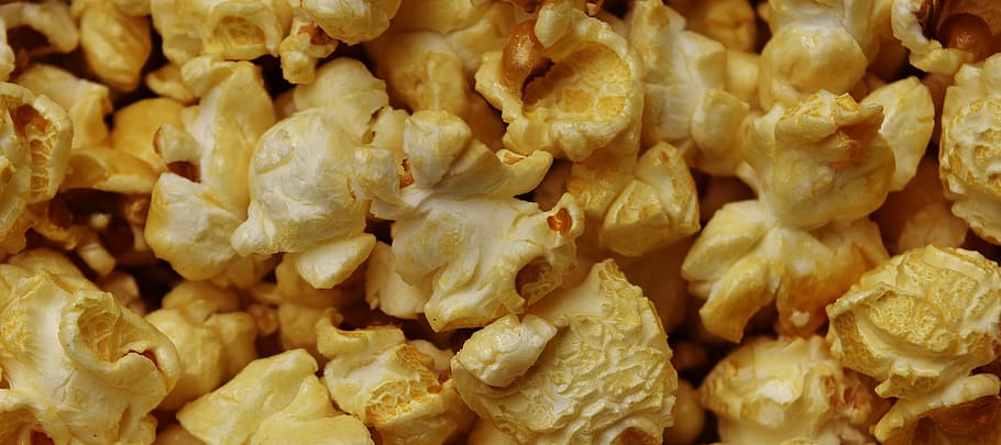 caramel popcorns, nibble, snacks, knabberzeug, eat, crispy HD wallpaper