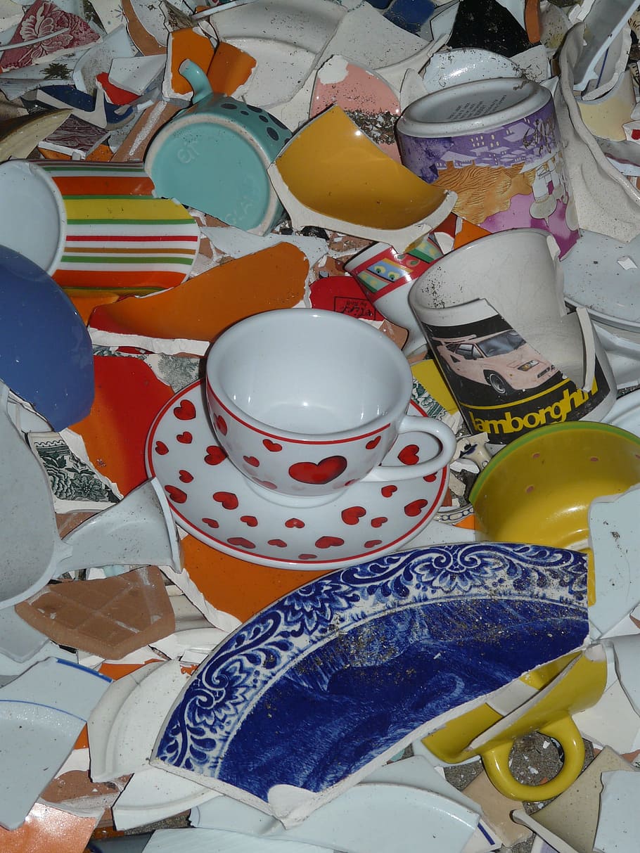 Stag Night, Tableware, Rant, Porcelain, shard, wedding, break up HD wallpaper