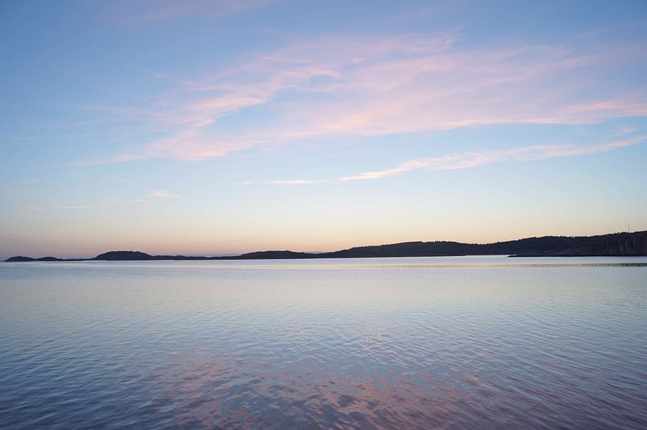 Twilight, Sea, Coastal, Cloud, Colors, tranquility, tranquil scene HD wallpaper