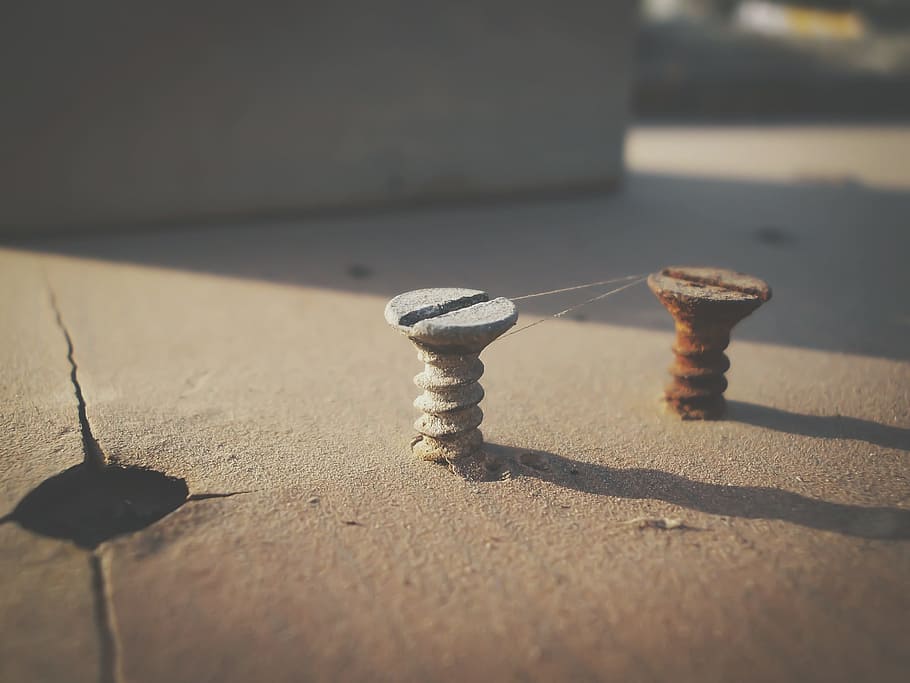 Iron, Screws, Compact, shadow, no people, day, sand, outdoors HD wallpaper