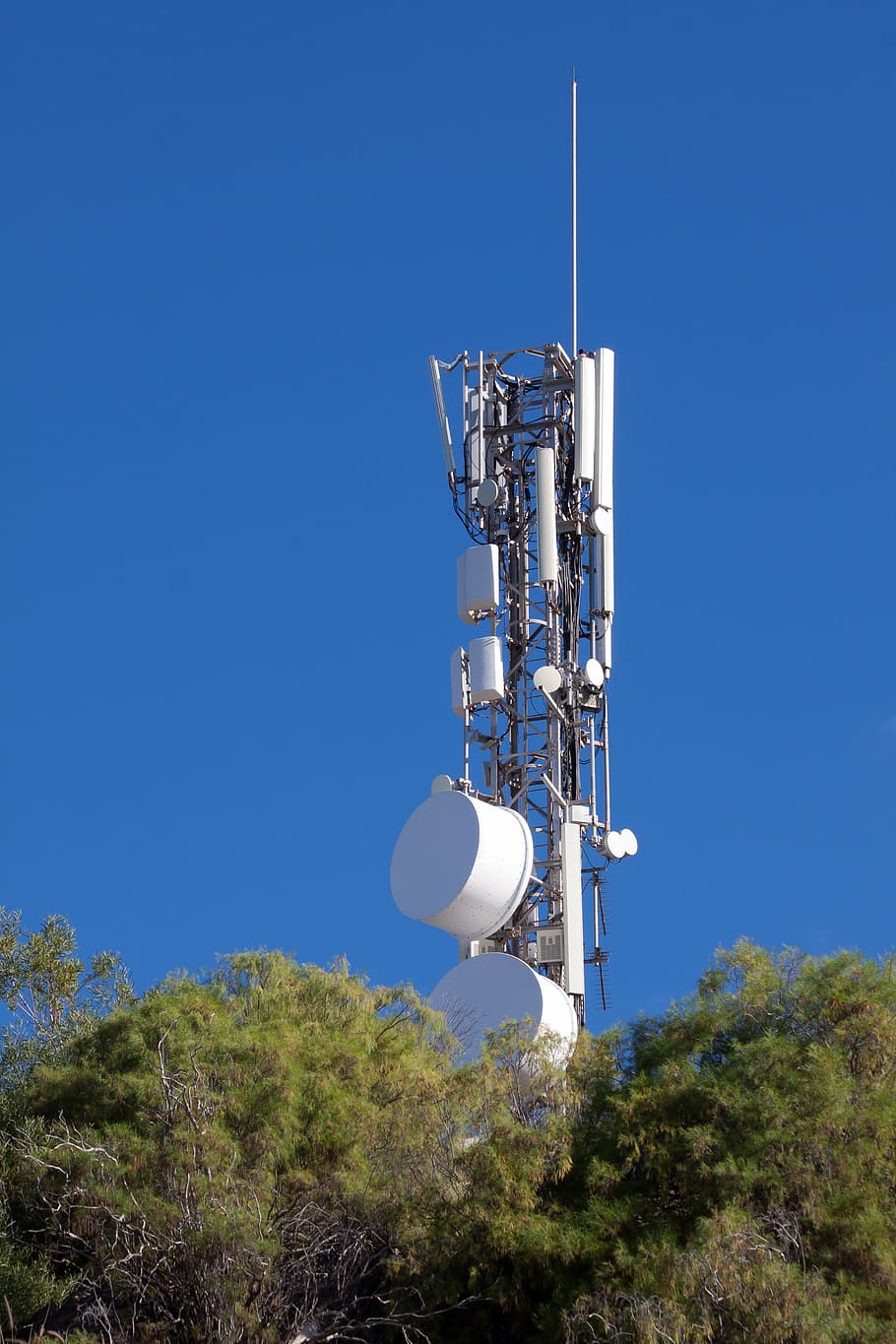 telecommunications mast, radio mast, antenna, reception, news, HD wallpaper