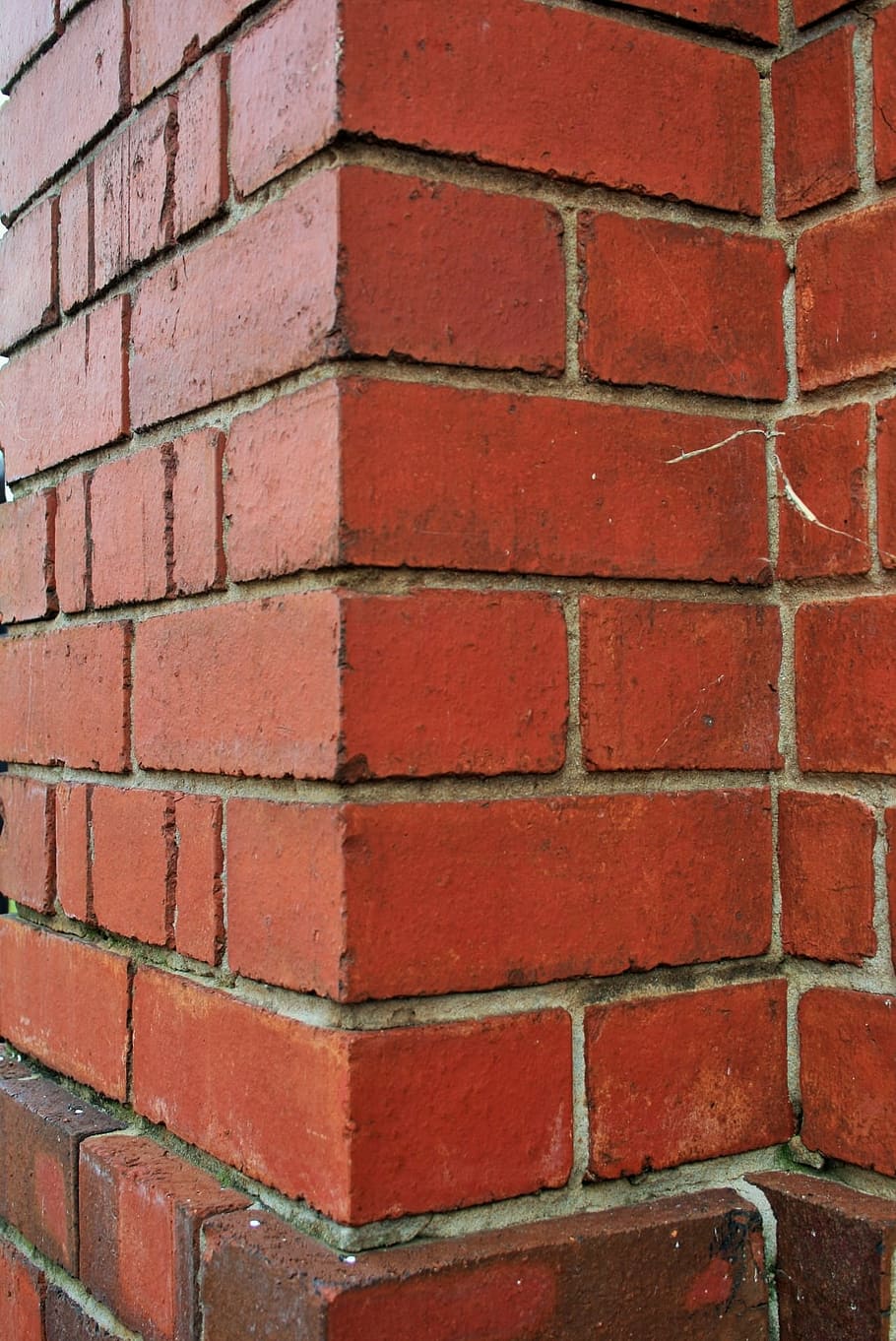wall, bricks, red, masonry, brickwork, building, pattern, architecture HD wallpaper