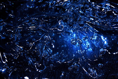 closeup photography of water splash, abstract, glass, pattern HD wallpaper