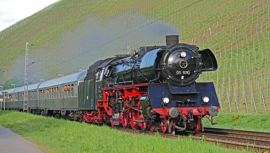 steam locomotive, steam train, plan steam, the steam spectacle in 2018, HD wallpaper