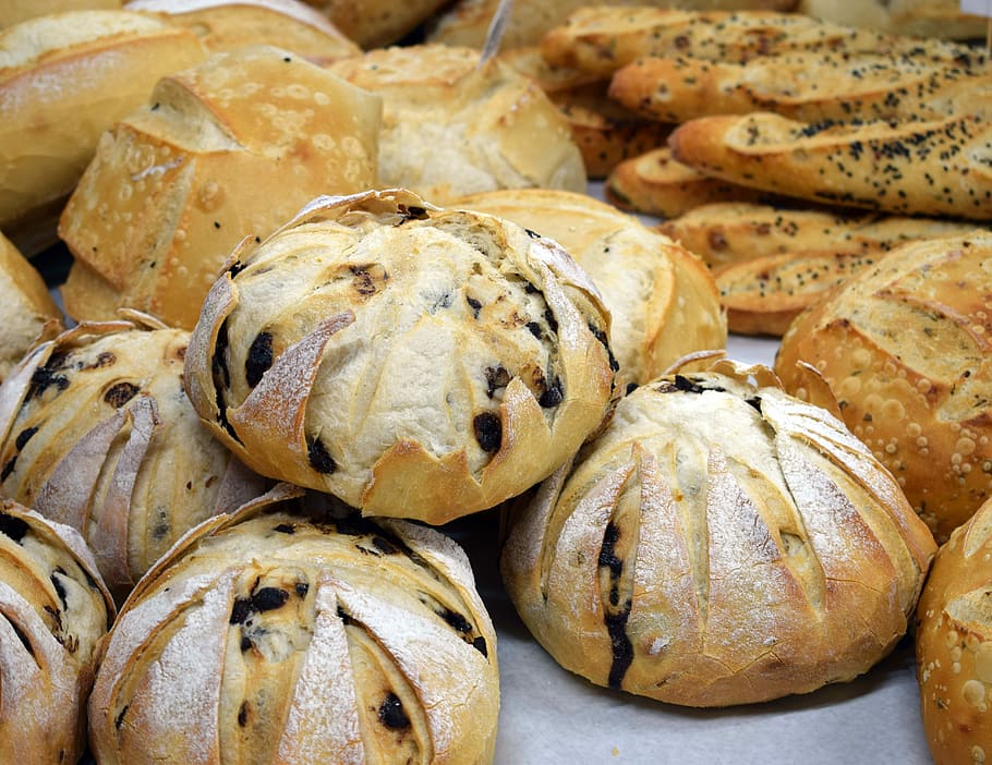 Bread, Chocolate, Bakery, the bakery, food and drink, freshness HD wallpaper