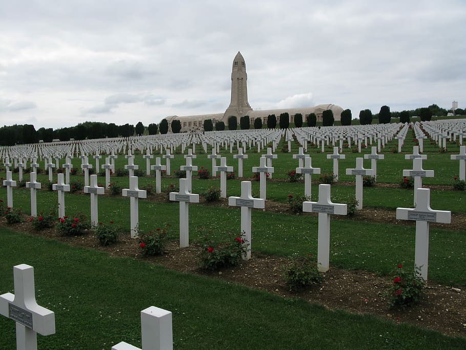 Verdun, Falls, Cemetery, tombstone, memorial, grave, in a row HD wallpaper